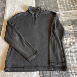 Eddie Bauer Men’s Gray Half Zip - Medium